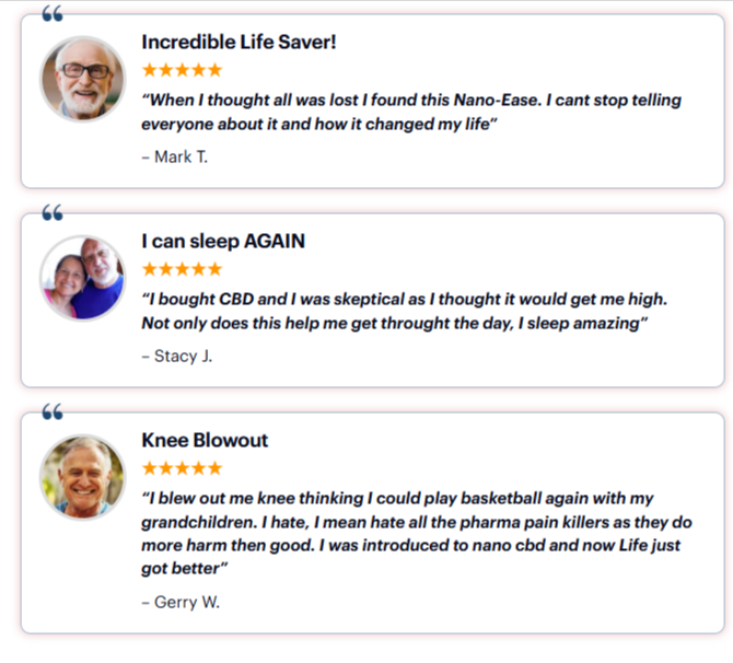 Nano Ease Customer Reviews